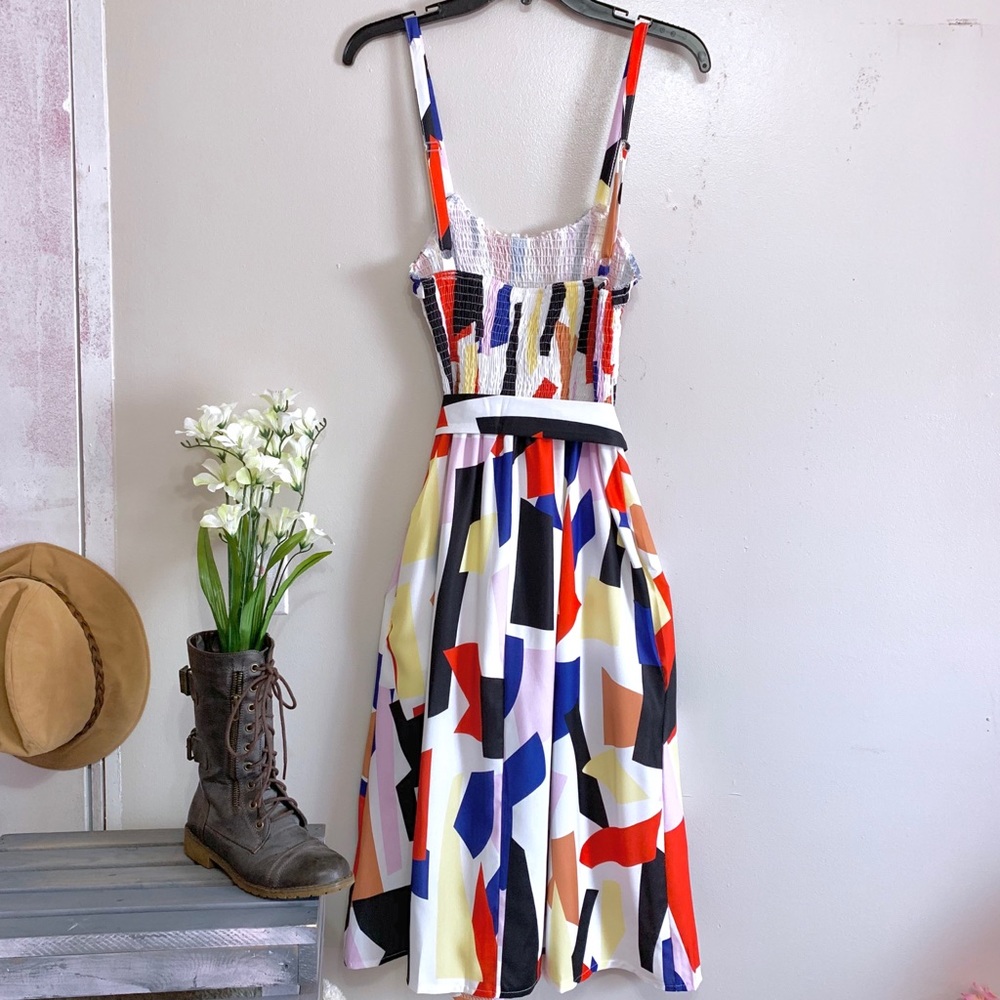 Sleeveless Fit & Flare Midi Dress | Boutique - Picture 8 of 8